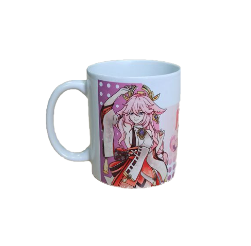 Кружка 330 мл Яэ Мико Геншин в подарочной коробке, арт. КР-259