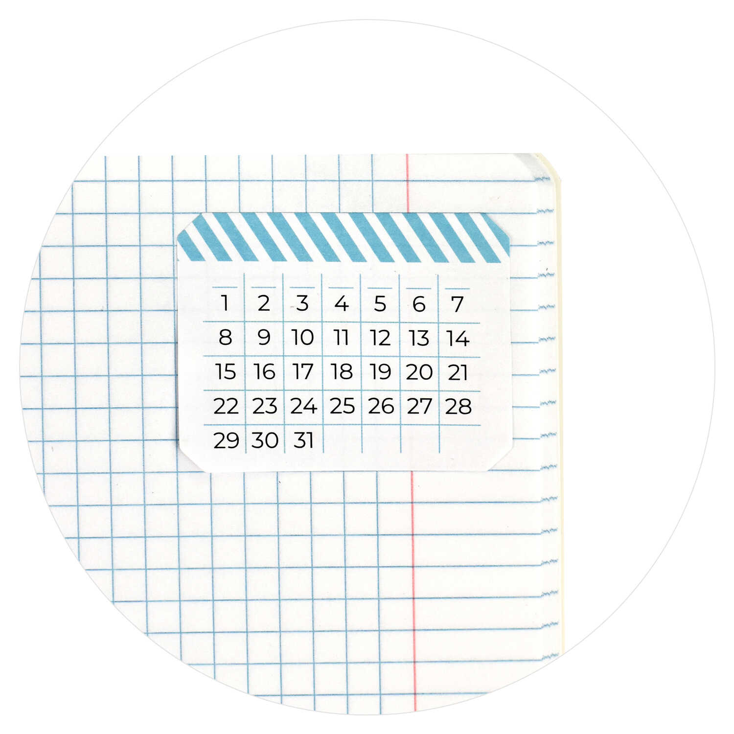 Закладки с клеевым краем бумажные 40*50мм 3цвета*8листов ФЕНИКС Мой календарь, арт. 62933