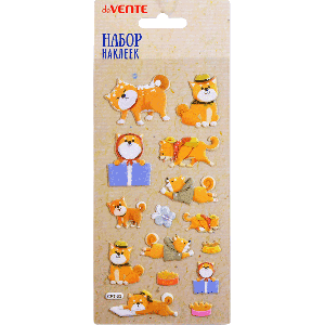 Наклейки объемные 9*17,5 deVENTE Funny dog, арт. 8002041
