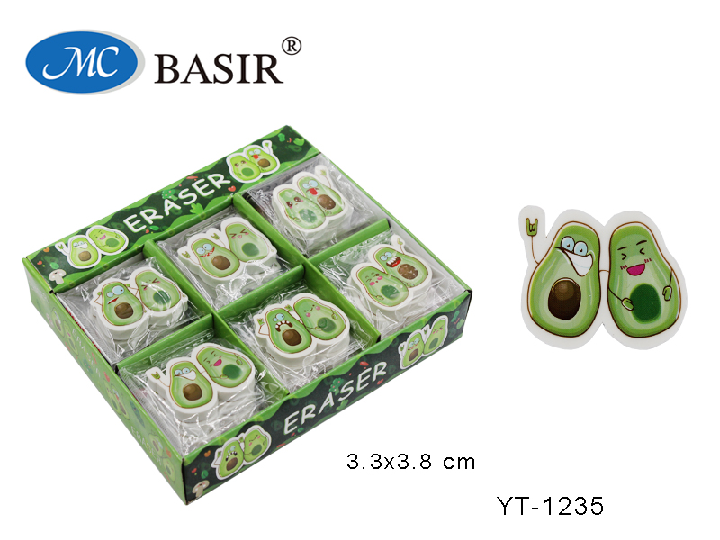 Ластик фигурный MC BASIR Парочка авокадо , арт. YT-1235