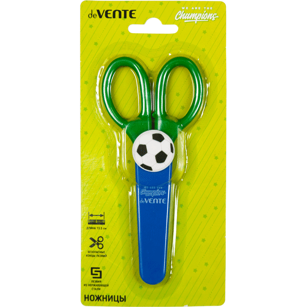 Ножницы 135мм deVENTE Champions Football в футляре, арт. 8010016
