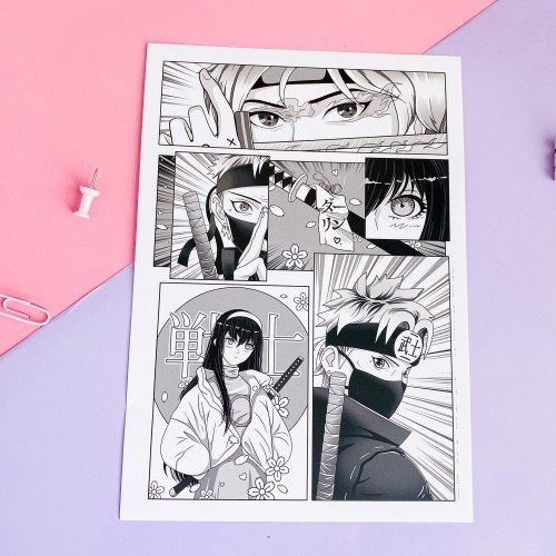 Плакат А5 SWEETCAT Наруто, арт. ПЛ-03
