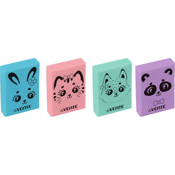 Ластик deVENTE 32*23*7 100% Cute ассорти, арт. 4070101