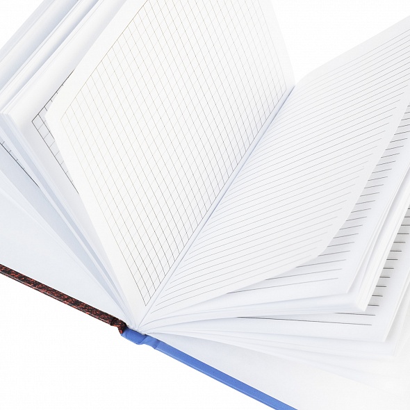 Записная книжка А6 64л клетка/линия ХАТБЕР Россия твердая обложка, арт. 64ЗКт6В5_30042