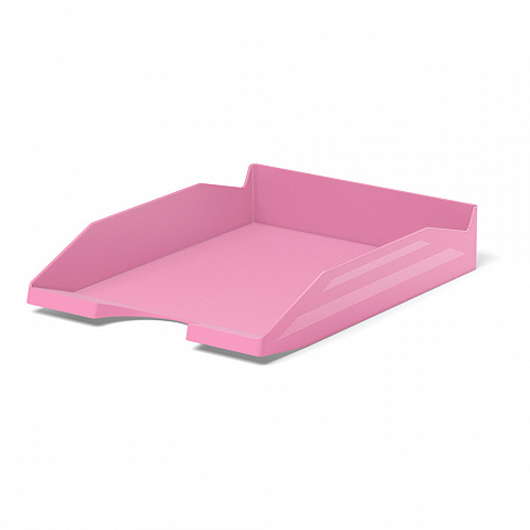 Лоток горизонтальный ERICH KRAUSE Office Pastel розовый , арт. 55542