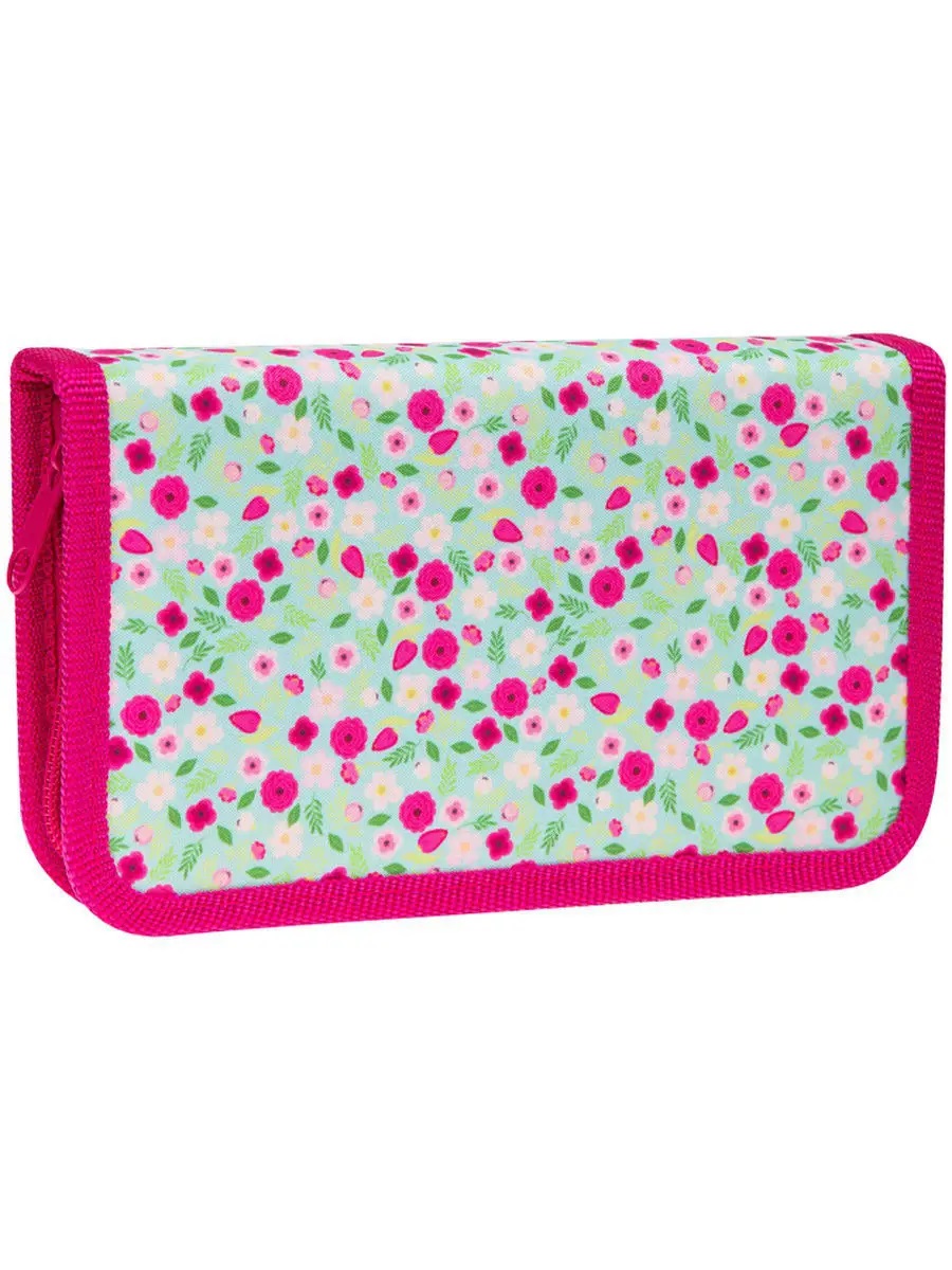 Пенал 1 отд ART SPACE Цветы, арт. 30П25_ПК3_11415