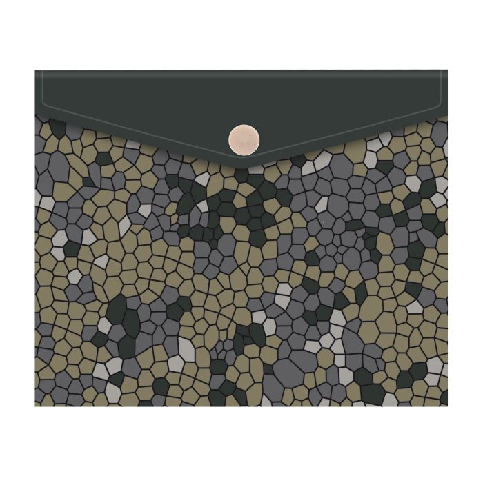 Папка конверт на кнопке А6 ФЕНИКС Соты, арт. 48244