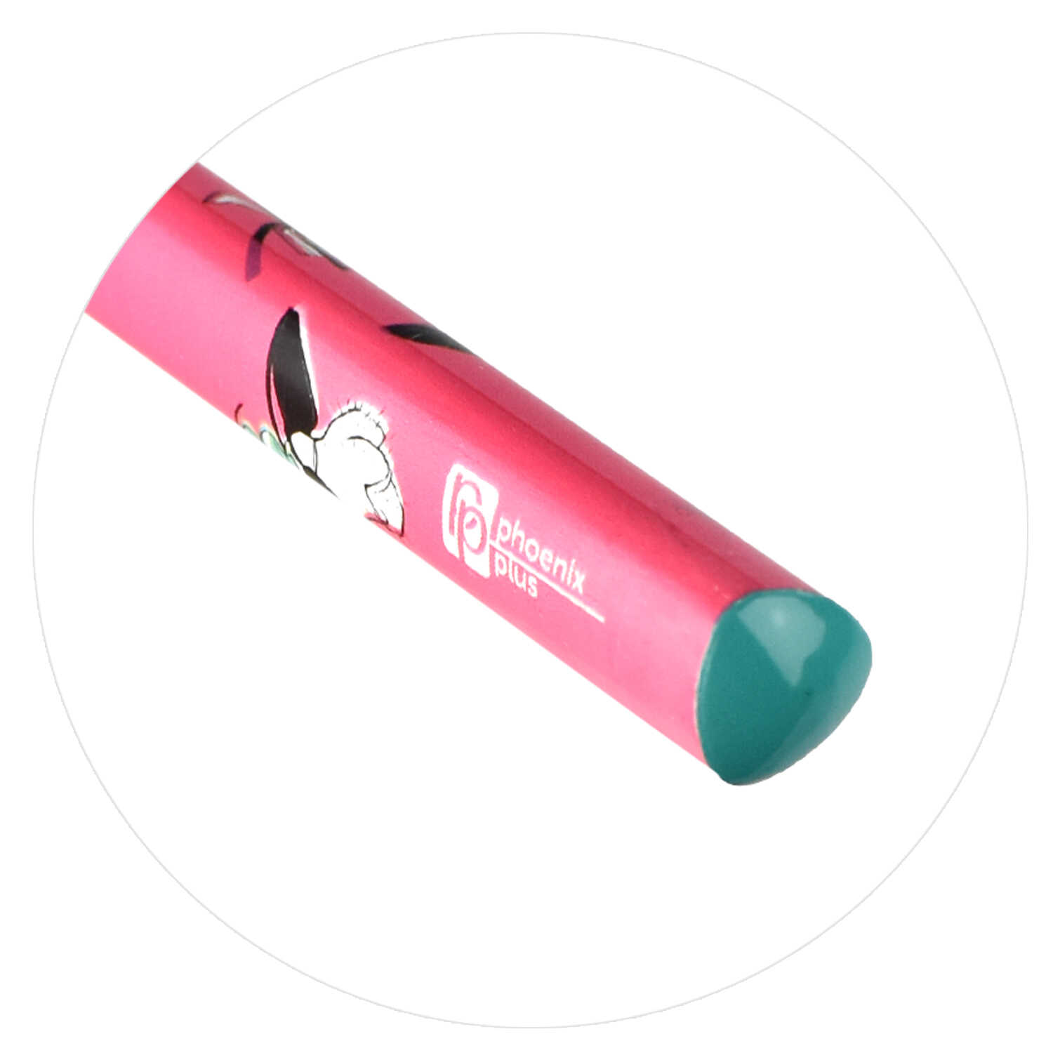 Карандаш чернографитный трехгранный HB ФЕНИКС Экзотичные друзья корпус ассорти, арт. 63687