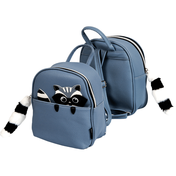 Рюкзак молодежный deVENTE Raccoon искусственная кожа серо-голубой, арт. 7032230