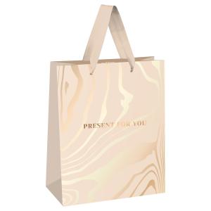 Пакет подарочный 18*23 MESHU Beige , арт. MS_66127