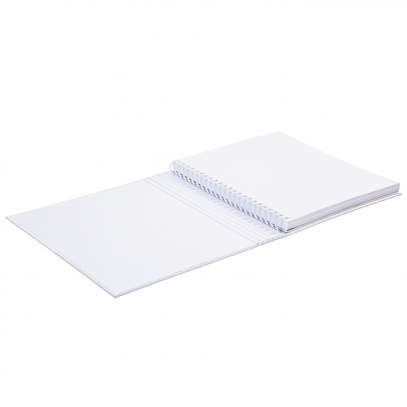 Блокнот/скетчбук А5 80л 100г/м2 спираль ХАТБЕР Premium Мир твоими глазами, арт. 80Тт5Aгрз_28131