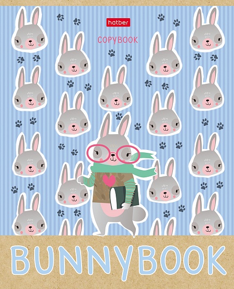 Тетрадь А5 24л клетка ХАТБЕР ZOO book, арт. 24Т5В1