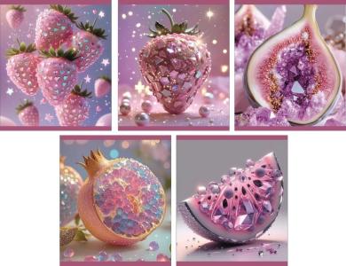 Тетрадь А5 48л кл LAMARK Блеск soft-touch, арт. 4826-67