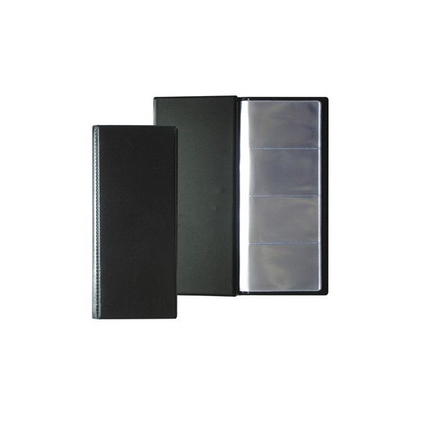 Визитница на  96 визиток ПВХ ATTACHE черная, арт. 107241