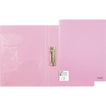 Папка с зажимом+карман deVENTE Pastel розовая, арт. 3110802