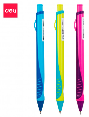 Карандаш автоматический 0,5мм DELI Neon корпус ассорти, арт. EU60800