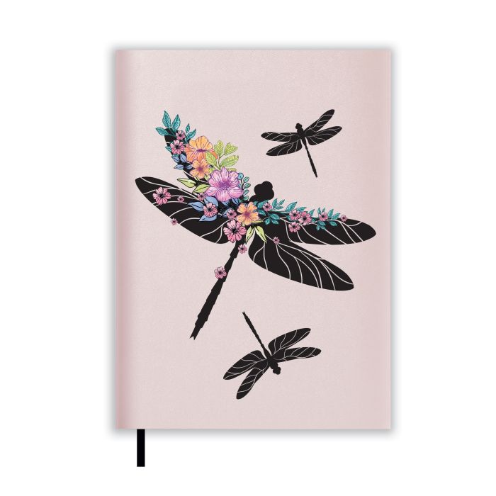 Ежедневник недатированный А5 ФЕНИКС Escalada soft touch мягкая обложка искусственная кожа розовый, арт. 52890