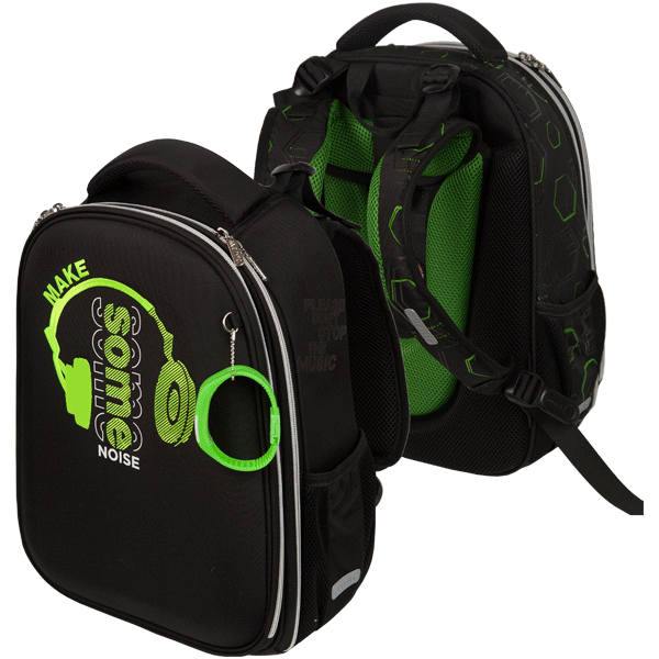 Рюкзак школьный deVENTE Choice Make Some Noise каркасный ортопедическая спинка, арт. 7033229