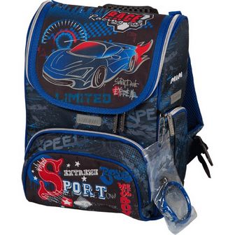 Рюкзак школьный deVENTE Mini Racing каркасный ортопедическая спинка, арт. 7030308