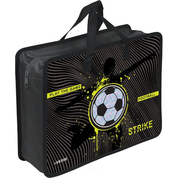 Папка для тетрадей А4 на молнии c ручками deVENTE Strike дно с расширением до 10см, арт. 8054361