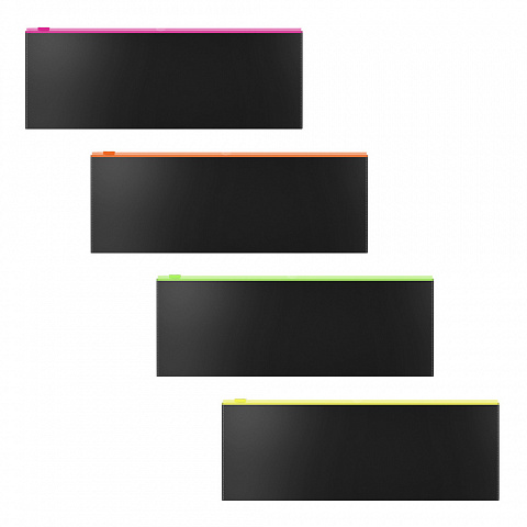 Папка конверт на молнии 190*70мм ЕRICH КRAUSE Matt Accent ассорти непрозрачная, арт. 54958