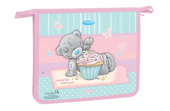 Папка для тетрадей А5 на молнии 1 отделение ХАТБЕР MetoYou ассорти, арт. AMc_62061