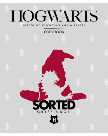 Тетрадь А5 24л клетка ХАТБЕР Гарри Поттер ассорти, арт. 24Т5вмВ1