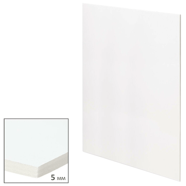 Пенокартон матовый белый 30*40мм 370г/м2 deVENTE Hobby Creative, арт. 8119303