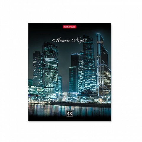 Тетрадь А5 48л клетка ERICH KRAUSE Moscow Night ассорти, арт. 46663