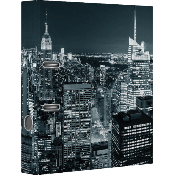 Папка с арочным механизмом А4 7,5см deVENTE Night City, арт. 3090140
