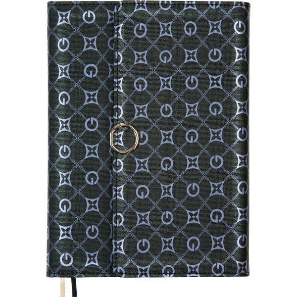 Ежедневник недатированный А5 deVENTE Chic искусственная кожа черный на магнитной застежке+карман для телефона/визиток , арт. 2034123