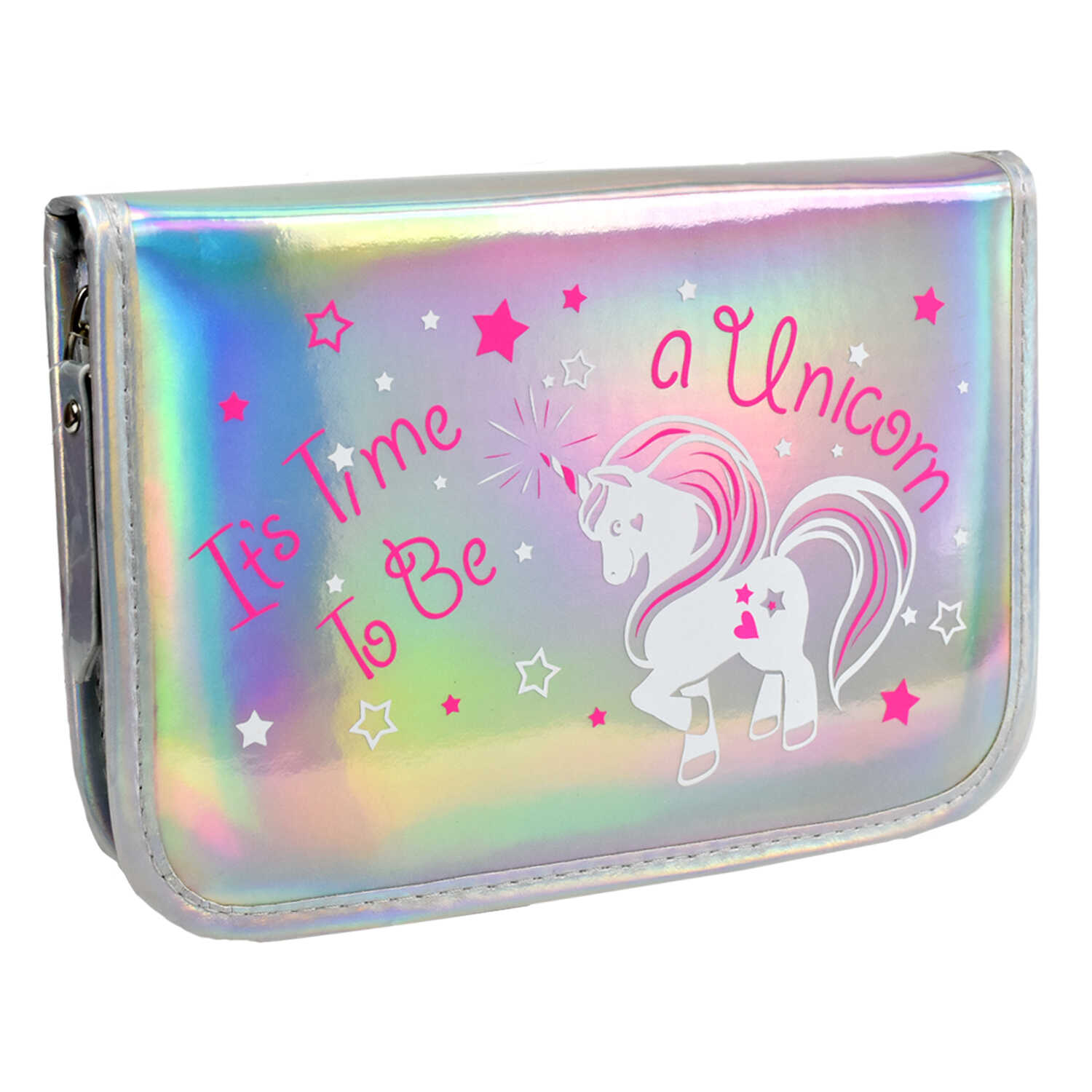 Пенал 1 отделение ФЕНИКС Единорог искусственная кожа, арт. 48919