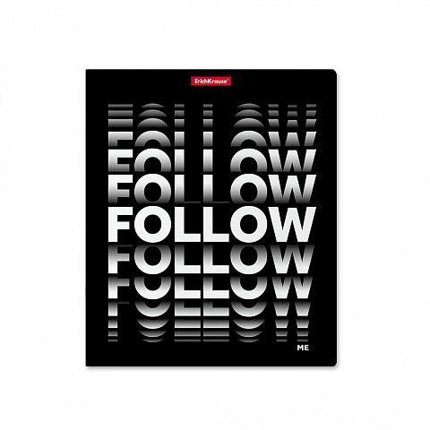 Тетрадь А5 96л клетка ERICH KRAUSE Follow Me ассорти, арт. 52963