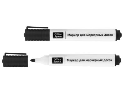 Маркер для доски черный круглый 3мм OFFICESPACE, арт. WBM_85433