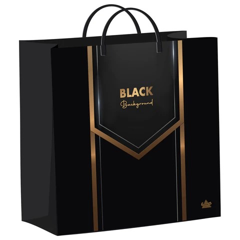 Пакет пластиковый пласт ручки 26*24 ТИКОПЛАСТИК Черный бэкграунд, арт. 701481