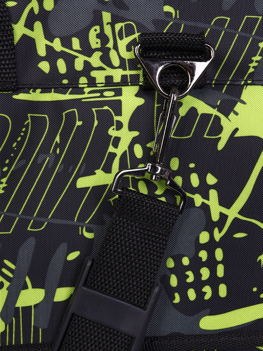 Папка для чертежей и рисунков с ручками текстиль А2 ПРОФ-ПРЕСС зеленый/черный , арт. ПХ-2997