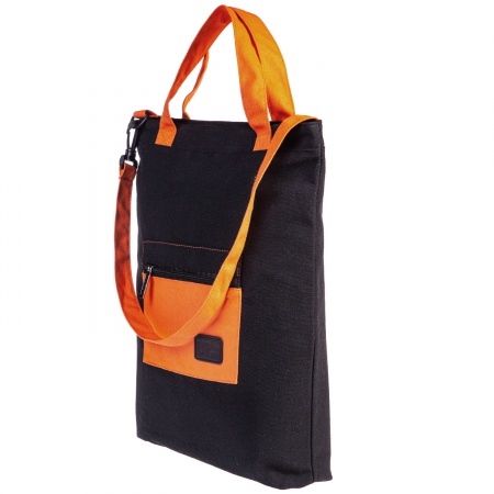 Сумка шоппер ХАТБЕР Orange на молнии, арт. NSt_71011