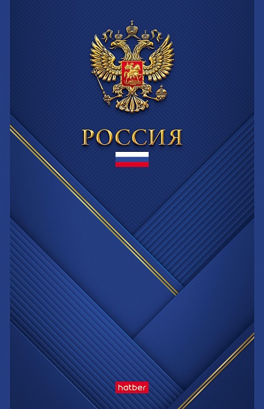 Блокнот А5 96л клетка скрепка ХАТБЕР Россия, арт. 96Б5В1_23516