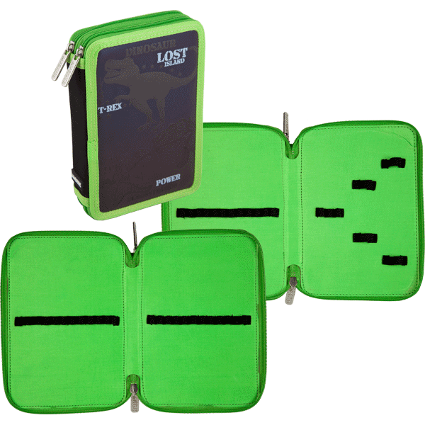 Пенал 2 отделения deVENTE Lost Island искусственная кожа, арт. 7012226