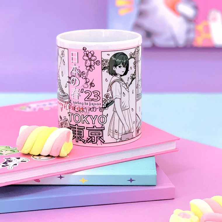 Кружка 330 мл Spring in Japan в подарочной коробке, арт. КР-316 