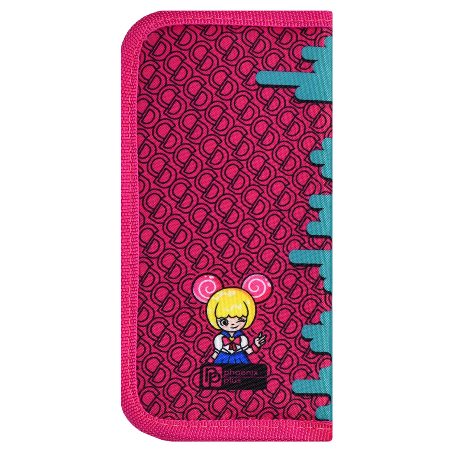 Пенал 1 отделение ФЕНИКС Сладкие куколки, арт. 62010