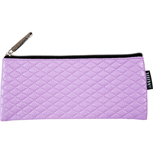 Пенал-косметичка 1 отделение deVENTE Classic искусственная кожа сиреневый, арт. 7024312