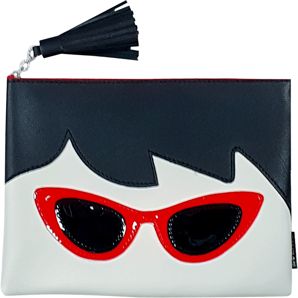 Папка для тетрадей А5 на молнии 1 отделение deVENTE Glamour Girl искусственная кожа, арт. 8056133