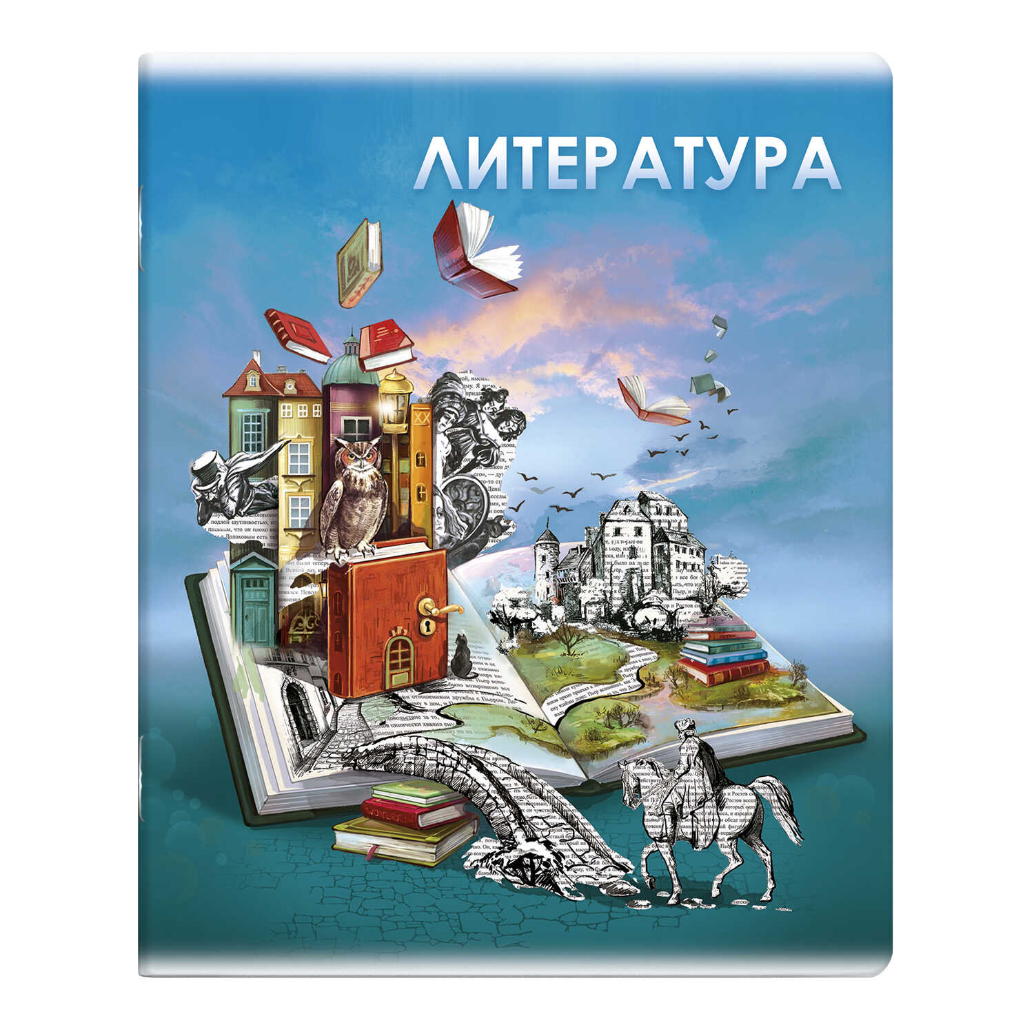 Тетрадь предметная Литература 48л линия ФЕНИКС Книга знаний, арт. 60501