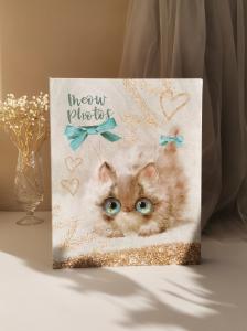 Фотоальбом 10*15 200ф ПОЛИНОМ Sweet Kittens Белый котёнок, арт. FA 200.002-1/FA 200RV.002-1