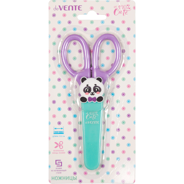 Ножницы 135мм deVENTE 100% Cute Panda в футляре, арт. 8010012