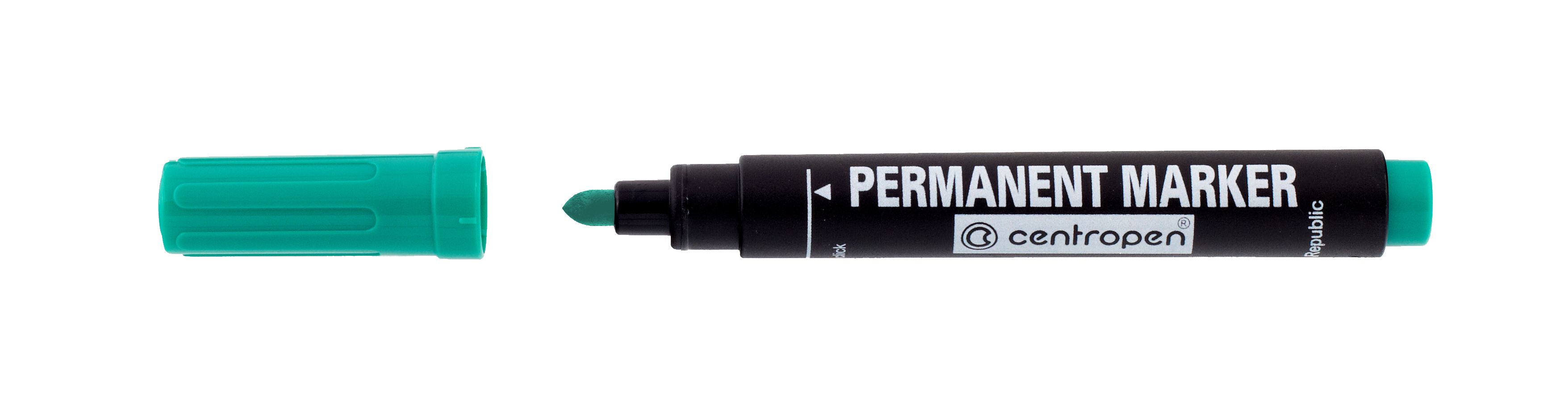 Маркер перманентный зеленый круглый 3мм CENTROPEN , арт. 8566/З