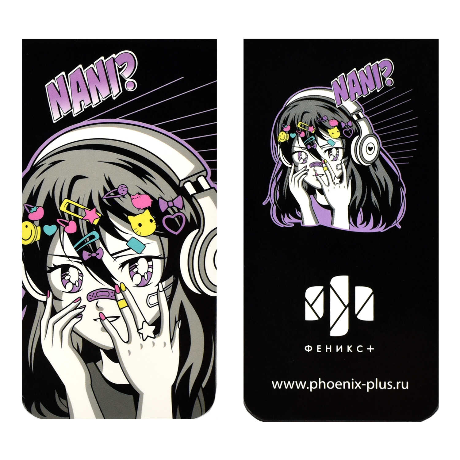 Закладка магнитная ФЕНИКС Манга 2шт/уп, арт. 63657