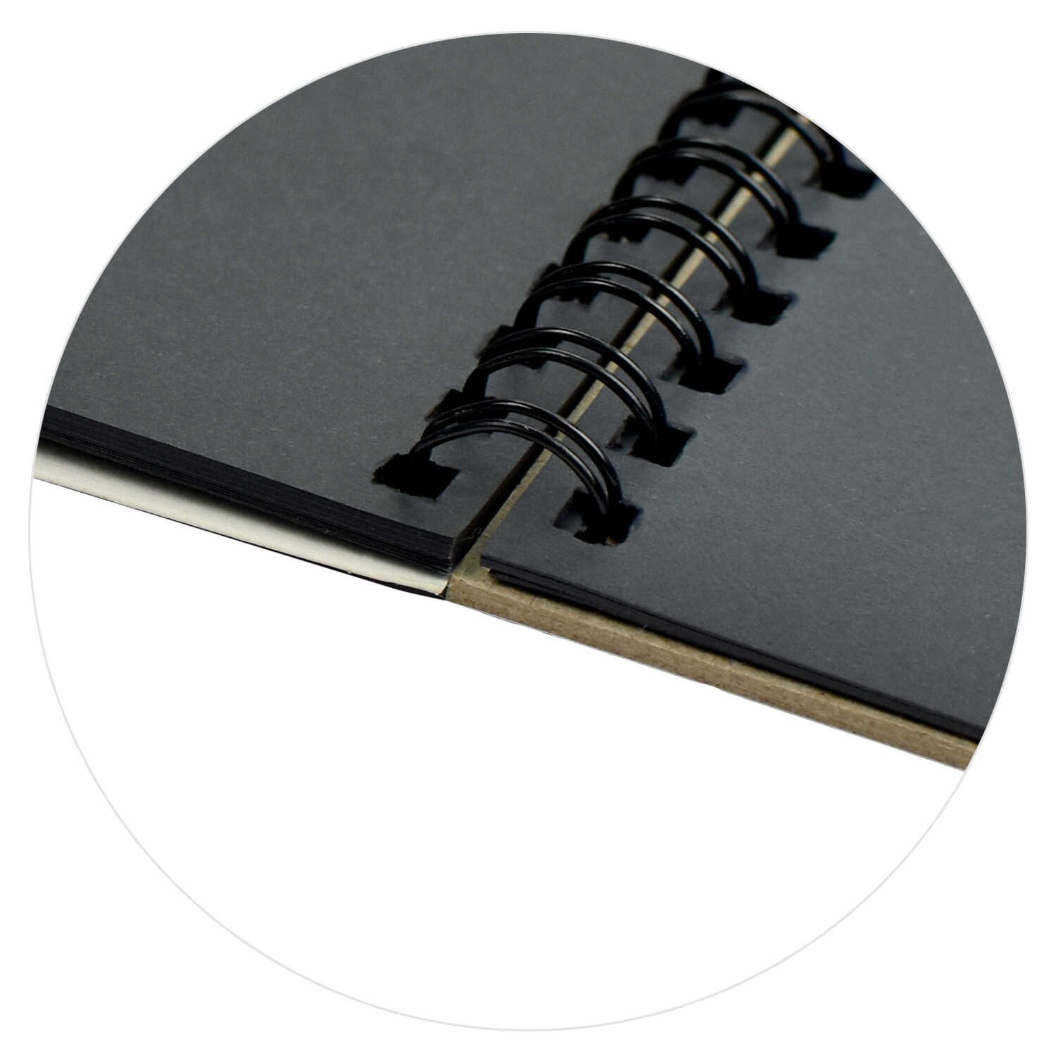 Блокнот для эскизов/скетчпад А6 30л 120г/м2 спираль ФЕНИКС Милая готика черная бумага, арт. 64865