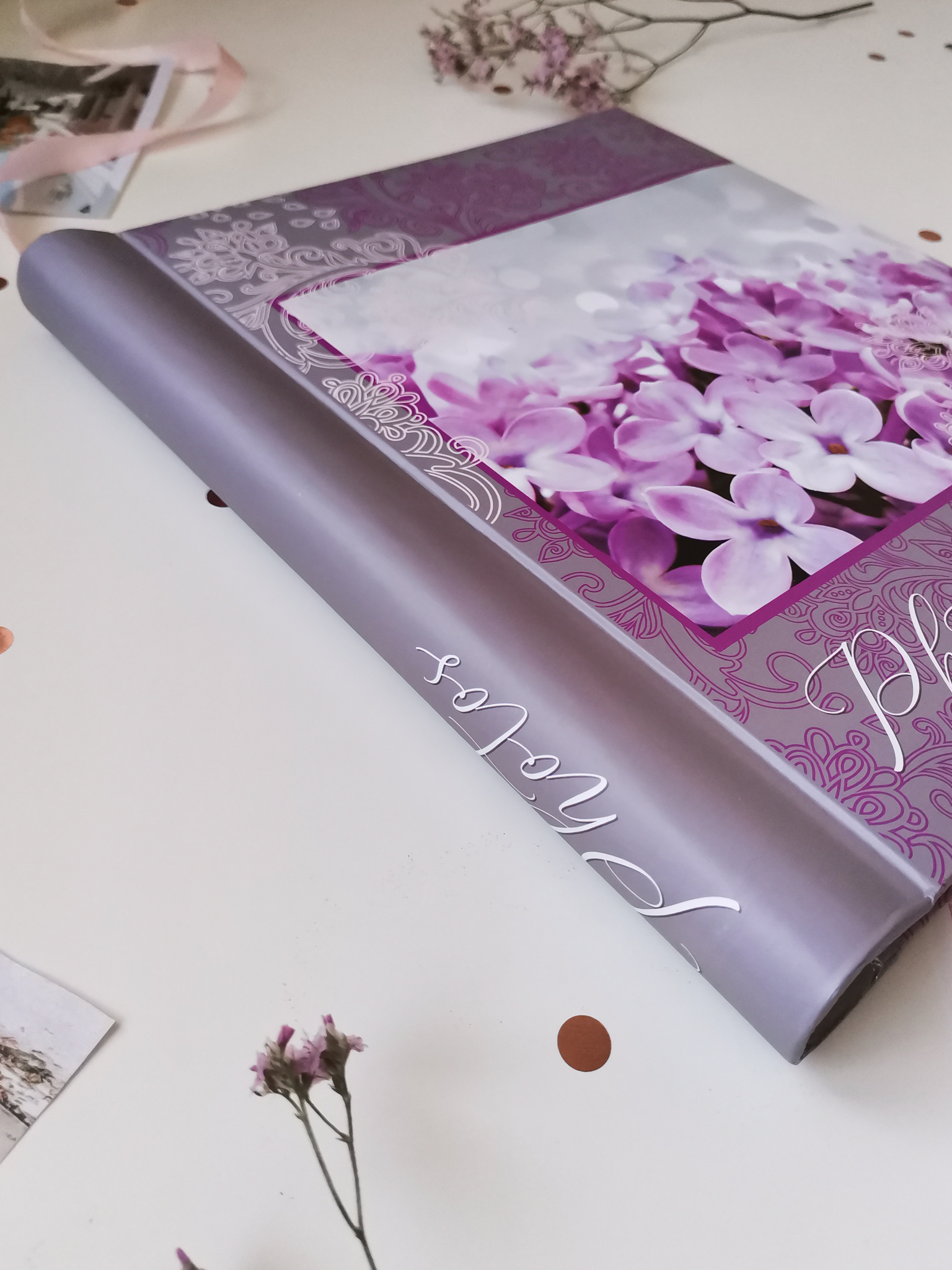 Фотоальбом 23*28см ПОЛИНОМ Bloom 20л магнитный, арт. FA 20М.003